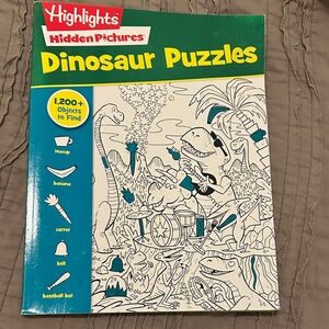 Hidden Pictures Dinosaur puzzles